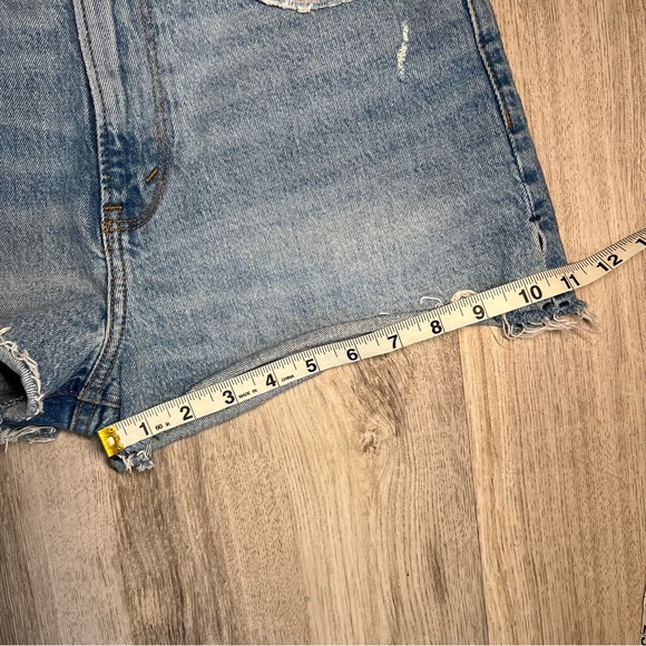 Abercrombie And Fitch The Mom‎ Shorts High Rise Curve Love Size 28/6 - Picture 7 of 9